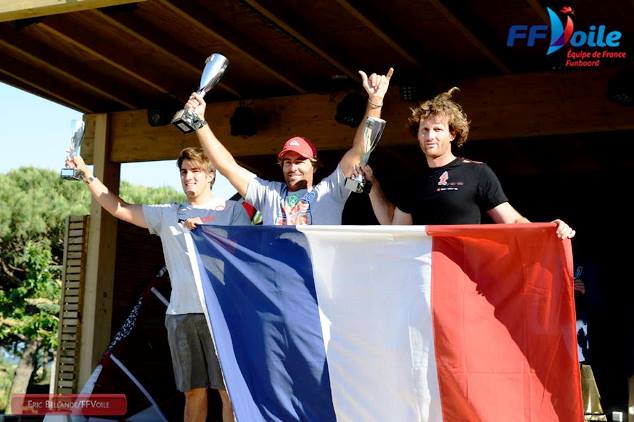 Un podium 100% français - ©Eric Bellande/FFVoile